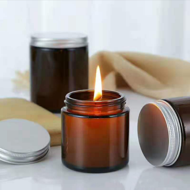 Candle glass jar